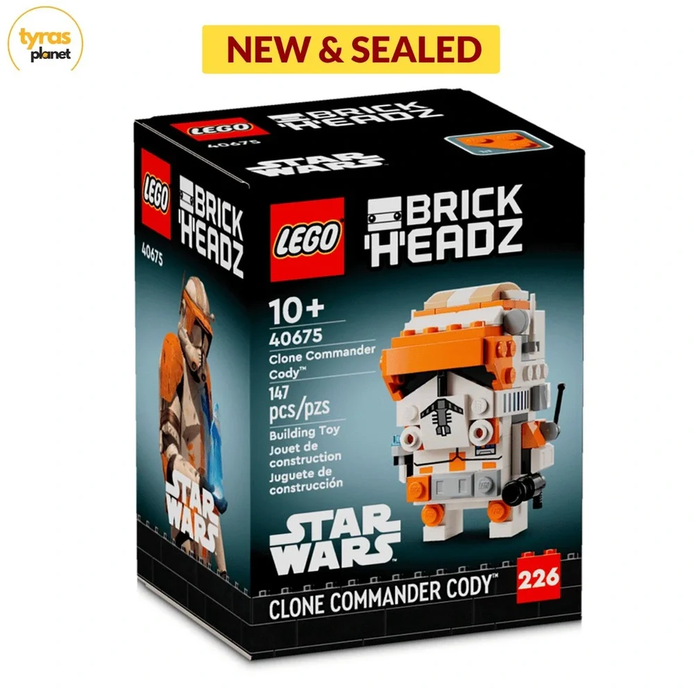 LEGO 40675 Clone Commander Cody Star Wars Brickheadz Set NEW Sealed